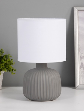 Лампа настольная G32183/1T, 1х40Вт, E14, 16х16х27 см, серый