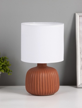 Лампа настольная G32183/1T, 1х40Вт, E14, 16х16х27 см, оранжевый