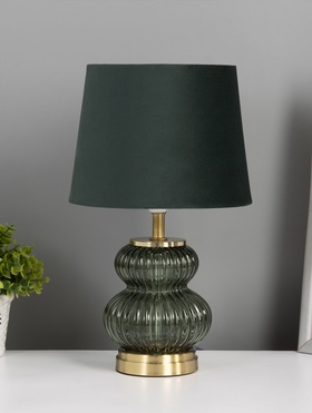 Лампа настольная G32190/1T, 1х40Вт, E14, 24х24х39 см, зелёный