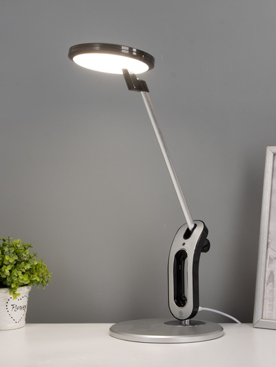 Лампа настольная LED BL1012, 8 Вт, 3000-6000K, 28×19×47 см, серебристая