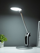 Лампа настольная LED BL1012, 8 Вт, 3000-6000K, 28×19×47 см, серебристая - Фото 3