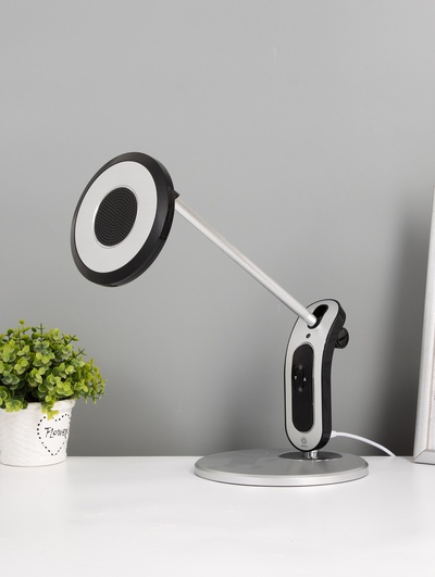 Лампа настольная LED BL1012, 8 Вт, 3000-6000K, 28×19×47 см, серебристая