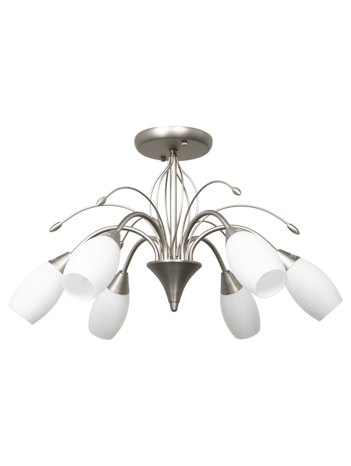 Люстра 12121/6, 6хE14, 40 Вт, 58×58×35 см, цвет бронза