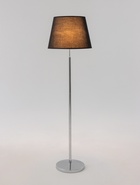 Торшер напольный 11107/1, 1хE27, 40 Вт, 41×41×148 см, чёрный, хромированный - Фото 2