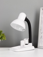 Настольная лампа MT210, 1хE27, 40Вт, органайзер, 18х11,5х30 см, белая - Фото 1