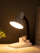 Настольная лампа MT210, 1хE27, 40Вт, органайзер, 18х11,5х30 см, белая - Фото 3