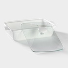 УЦЕНКА Мармит из жаропрочной керамики прямоугольный Magistro «Бланш», 2 л, 36.5×19.5×13.5 см - Фото 4