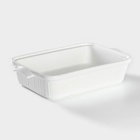 УЦЕНКА Мармит из жаропрочной керамики прямоугольный Magistro «Бланш», 2 л, 36.5×19.5×13.5 см - Фото 5