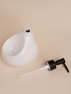 УЦЕНКА Дозатор Drop для моющего средства с подставкой для губки, цвет белый - Фото 3