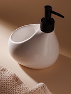 УЦЕНКА Дозатор Drop для моющего средства с подставкой для губки, цвет белый - Фото 6