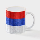 УЦЕНКА Кружка «Флаг России» 340 мл, 12×8.2×9.5 см - Фото 5
