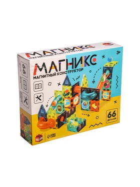 УЦЕНКА Магнитный конструктор UNICON «Магникс», 66 деталь 11014304