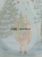 УЦЕНКА Блюдо новогоднее сервировочное Доляна «Зверьки в лесу», 17.7×18.5×3.5 см, стекло, белое, зелёное - Фото 6