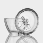 УЦЕНКА Сахарница «Яблоко», 300 мл, 10×11 см, стекло - Фото 3