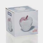 УЦЕНКА Сахарница «Яблоко», 300 мл, 10×11 см, стекло - Фото 6