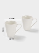УЦЕНКА Набор кружек Magisto English tea party, 2 шт., 300 мл, фарфор, белый - Фото 2