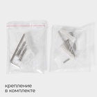 УЦЕНКА Полка с держателем для полотенец Hölzern Premiere, ореховое дерево, алюминий - Фото 6