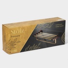 УЦЕНКА Полка с держателем для полотенец Hölzern Premiere, ореховое дерево, алюминий - Фото 7