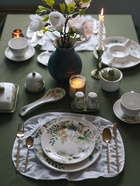 УЦЕНКА Тарелка десертная Доляна «Цветы», d=20.3 см, фарфор, белая - Фото 5