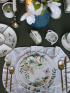 УЦЕНКА Тарелка десертная Доляна «Цветы», d=20.3 см, фарфор, белая - Фото 6