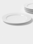 УЦЕНКА Набор обеденных тарелок Magistro Basic bistro, d=27 см, набор 6 шт., фарфор, белый - Фото 2