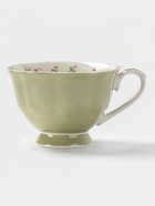 УЦЕНКА Чайная пара WY Spring flowers, 220 мл, фарфор, зелёная - Фото 6