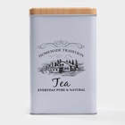 УЦЕНКА Банка для сыпучих продуктов «Дом и поле» 19×12×8 см чай - Фото 2