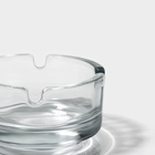 УЦЕНКА Набор пепельниц Lav «Кеф», 7.1×3.7 см, 2 шт., стекло, прозрачный - Фото 4