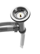 Мойка кухонная ZEIN, накладная, двойная, 0.6 мм, 80×48×15 см, 3 1/2’’, с сифоном - Фото 7