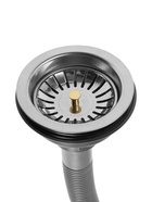 Мойка кухонная ZEIN, накладная, двойная, 0.6 мм, 80×48×15 см, 3 1/2’’, с сифоном - Фото 9