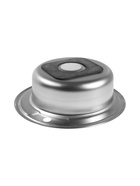 Мойка кухонная ZEIN, врезная, толщина 0.6 мм, 49×49×17 см, 3 1/2’’, с сифоном, круглая - Фото 4