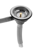 Мойка кухонная ZEIN, накладная, левая, 0.4 мм, 60×60×16 см, 3 1/2’’, с сифоном - Фото 6