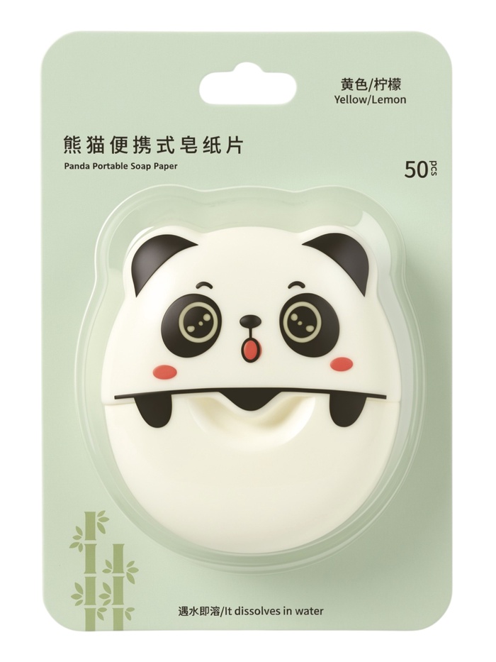 Дорожное мыло Панда, 50 листов