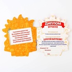 УЦЕНКА Диплом "Выпускника детского сада", солнышко с глазками, 13,6 х 17 см - Фото 4