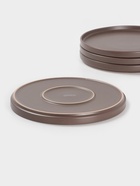 УЦЕНКА Набор тарелок Доляна «Гранит», 4 шт., d=26 см, керамика, коричневый - Фото 5