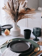 УЦЕНКА Набор тарелок Доляна «Гранит», 4 шт., d=26 см, керамика, коричневый - Фото 8