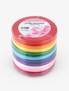 Лента атласная, набор 10 шт., 6 мм, 23 м±1 м, разноцветная  (артикул 10947014)  большой выбор товаров оптом и в розницу по низким ценам с доставкой