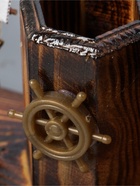 УЦЕНКА Набор настольный «Корабль» с двумя карандашницами и термометром 25×8×16 см - Фото 8