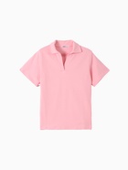 Футболка - поло женская MINAKU, размер 44-46 (M), интерлок, розовая - Фото 5