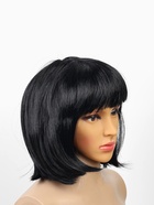 Парик карнавальный «Каре» черный, 1 шт. 110 г - фото 122966546