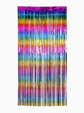 Фотозона-занавес «Дождик» радужный, градиент, 100×200 см  (артикул 10983074)  большой выбор товаров оптом и в розницу по низким ценам с доставкой