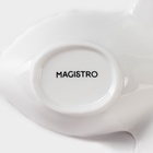 УЦЕНКА Менажница 4 ячейки Magistro «Лист Бланш», 27×4 см, белая - Фото 5