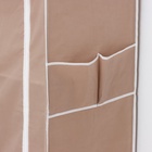 УЦЕНКА Шкаф тканевый каркасный, складной LaDо́m, 70×45×150 см, бежевый - Фото 5