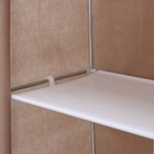 УЦЕНКА Шкаф тканевый каркасный, складной LaDо́m, 70×45×150 см, бежевый - Фото 9