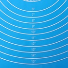 УЦЕНКА Коврик для выпечки и раскатки теста с разметкой Доляна «Эрме», силикон, 65.5×45 см, синий - Фото 5