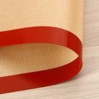 УЦЕНКА Коврик для выпечки армированный Доляна, силикон, 60×40 см, бежевый - Фото 6