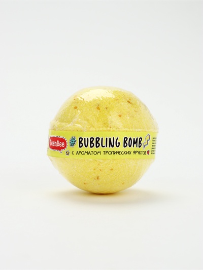 УЦЕНКА Бурлящий шар с ароматом тропических фруктов, 120 гр