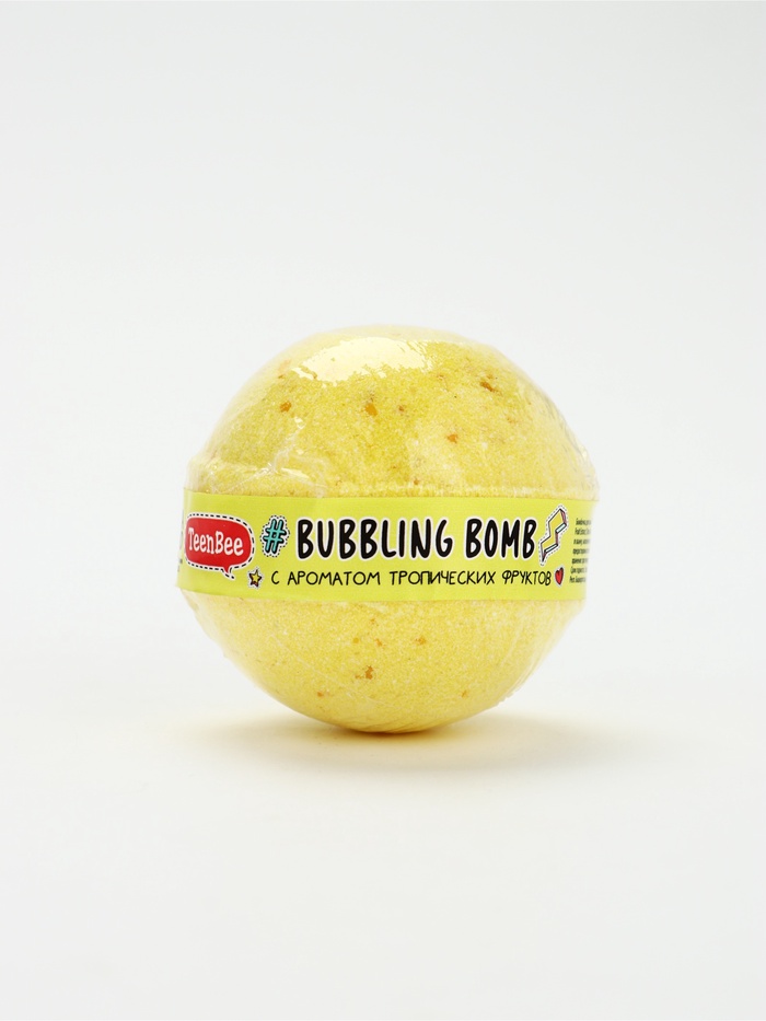 УЦЕНКА Бурлящий шар с ароматом тропических фруктов, 120 гр - Фото 1