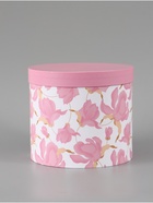 Набор шляпных коробок 5 в 1 «Нежные лилии», 13×14 - 19.5×22 см  (артикул 10960364)  большой выбор товаров оптом и в розницу по низким ценам с доставкой