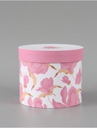 Набор шляпных коробок 5 в 1 «Нежные лилии», 13×14 - 19.5×22 см  (артикул 10960364)  большой выбор товаров оптом и в розницу по низким ценам с доставкой